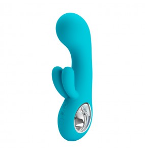 PRETTY LOVE - Triple Shock Vibrator Wand Masturbator (Chargeable - Tiffany Blue)